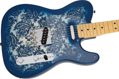 Limited Telecaster Indigo Paisley2